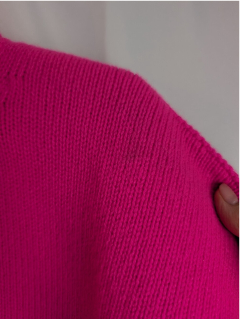 DSQUARED2 Oversized Neon Hot Pink Turtleneck Sweater Knit Luxury Pullover M BNWT - Picture 5 of 14